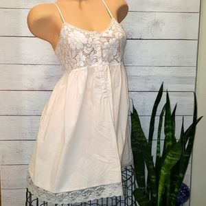 Vintage Victoria's Secret Gold Label Babydoll Nightie lace S